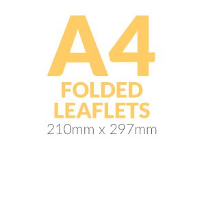 A4 Folded Leaflets